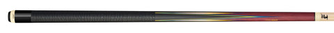 Predator 8-Point Sneaky Pete Pool Cue - Purple Heart/Curly - Elephant Patter Leather Wrap