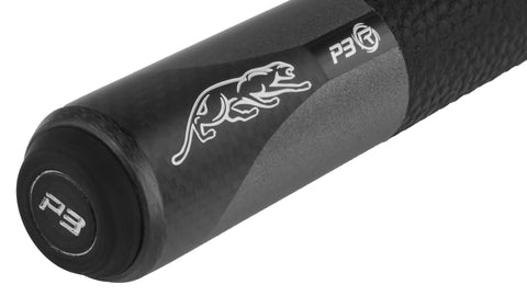 Predator P3 Metallic Grey Pool Cue - Leather Luxe Wrap