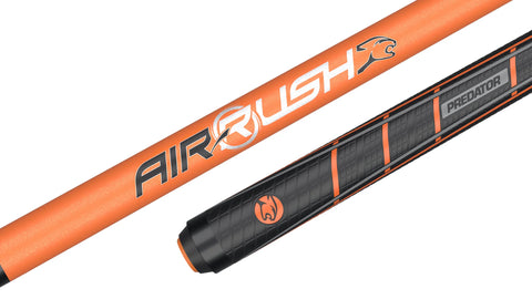 Predator Air Rush Flare Orange Jump Cue - Sport Wrap