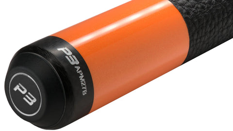 Predator P3 Flare Orange Pool Cue - Leather Luxe Wrap