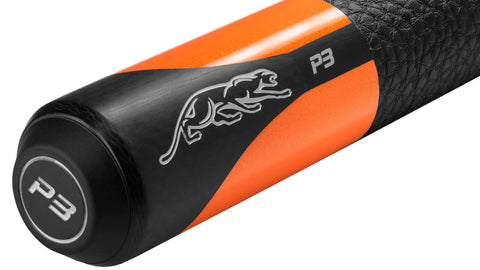 Predator P3 Flare Orange Pool Cue - Leather Luxe Wrap