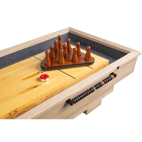 The Rockford 2-Piece 12′ Upstairs/Downstairs Shuffleboard Table