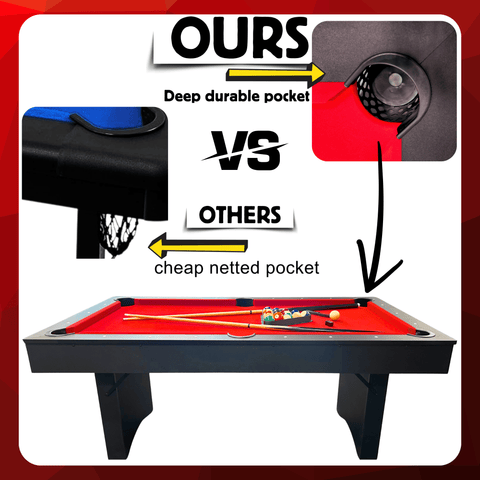The Ashford 6' Portable Folding Pool Table