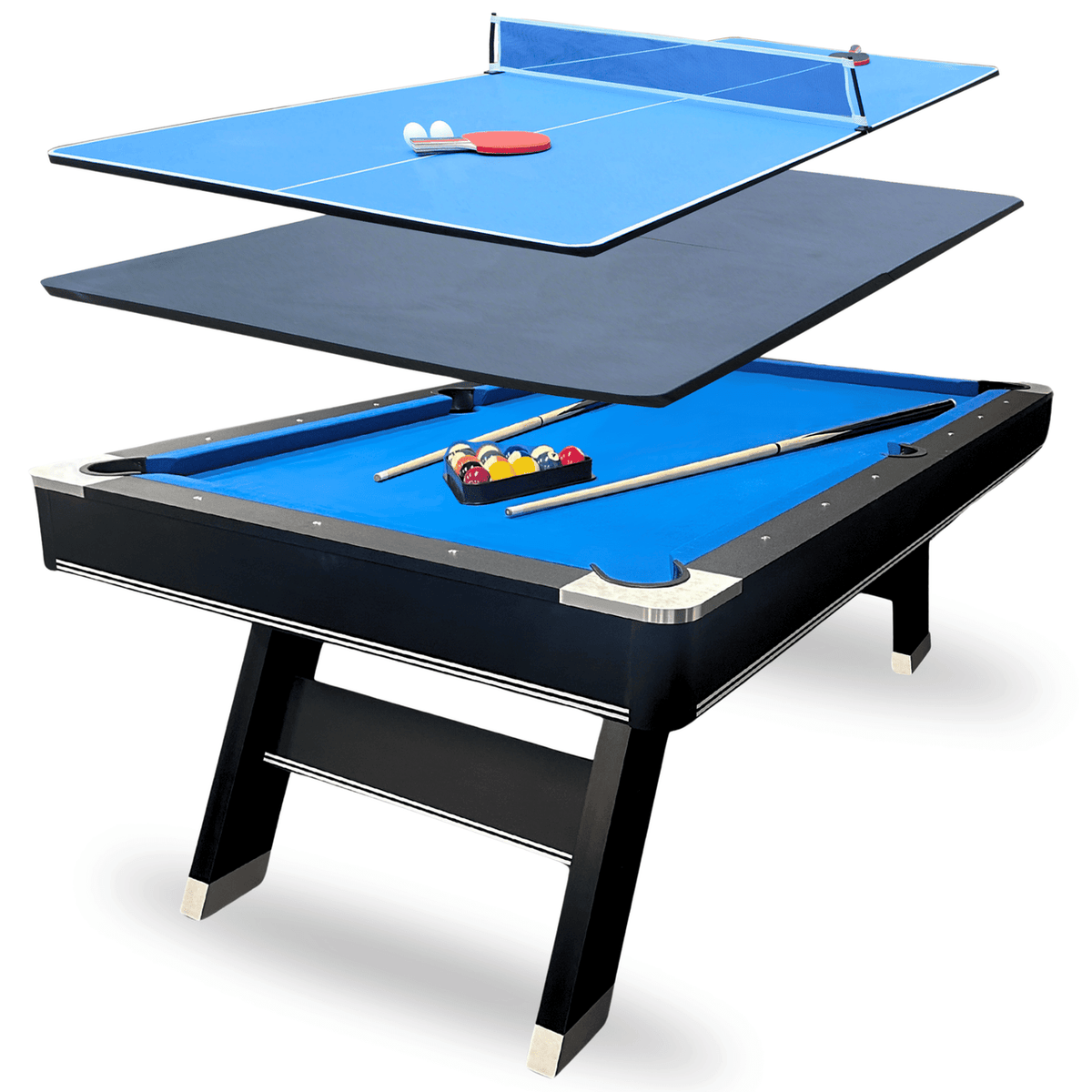 Sports 7' Pool Table with Top