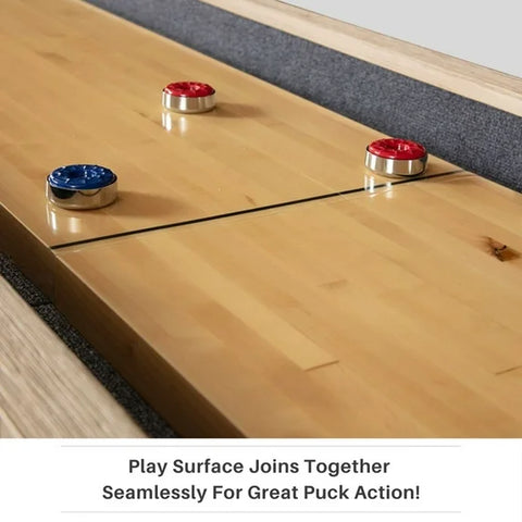 The Rockford 2-Piece 12′ Upstairs/Downstairs Shuffleboard Table
