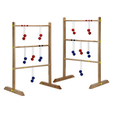 Solid Wood Ladder Toss Game Set