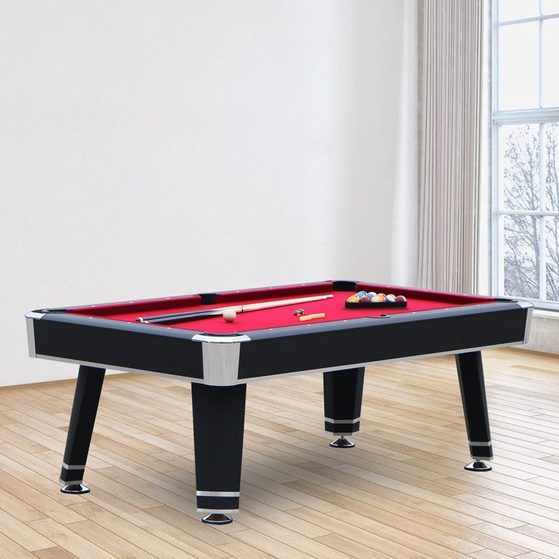 Jupiter 7ft Pool Table - Black (Non-Slate) – Best AC Billiards LLC