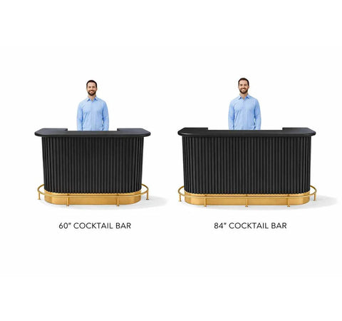PROHIBITION 84" COCKTAIL BAR