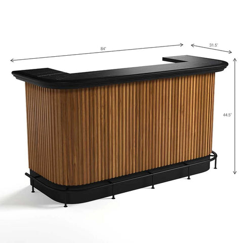 PROHIBITION 84" COCKTAIL BAR
