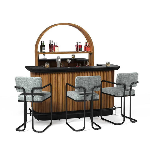 PROHIBITION 84" COCKTAIL BAR