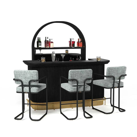 PROHIBITION 84" COCKTAIL BAR