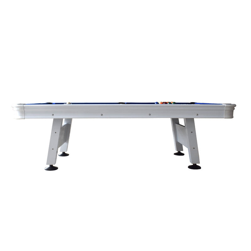 Pool Table Metal Rails Alpine 8ft Outdoor Pool Table with Aluminum Rails & Waterproof Felt (S ...