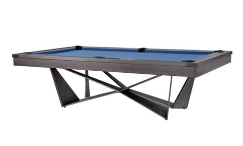 8' Essex Steel Slate Pool Table