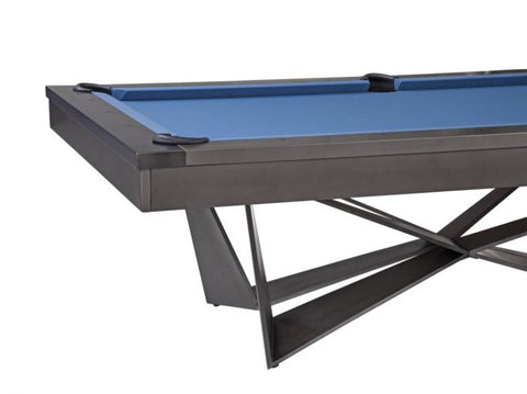 8' Essex Steel Slate Pool Table