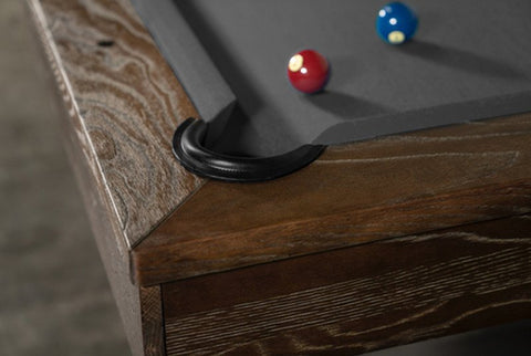 Rocky Slate Pool Table in Brown Wash 7′ or 8′