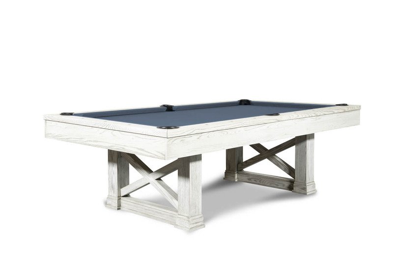 Nora Whitewash 7′ or 8′ Pool Table