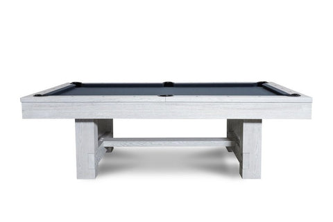 Rocky Slate Pool Table in White Wash 7′ or 8′