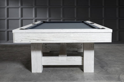 Rocky Slate Pool Table in White Wash 7′ or 8′