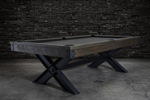 Portland 8' Slate Pool table w/Dining Top Option