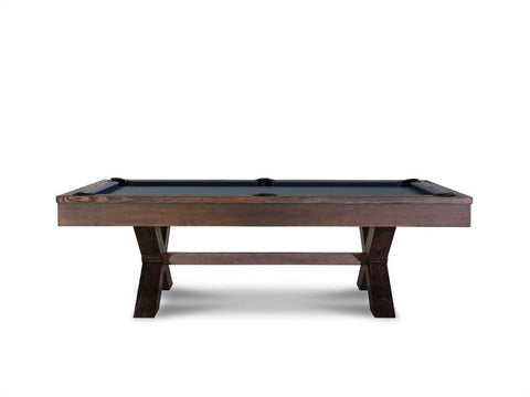 CrissyCross Brownwash 7′ or 8′ Pool Table