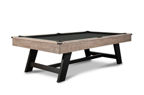 Hunter Slate Pool Table In Antique with Metal Legs