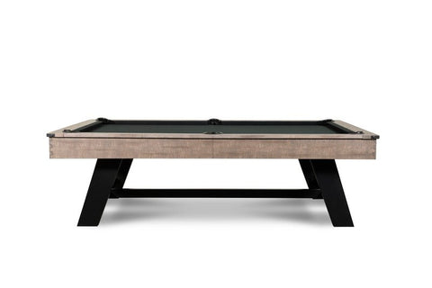 Hunter Slate Pool Table In Antique with Metal Legs