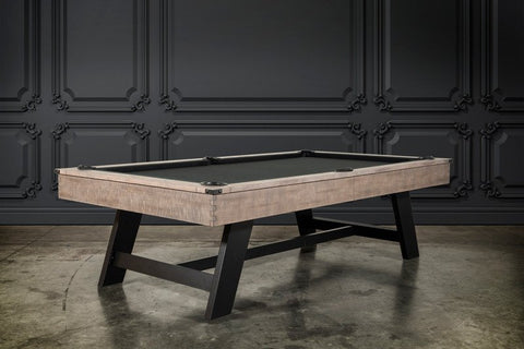 Hunter Slate Pool Table In Antique with Metal Legs