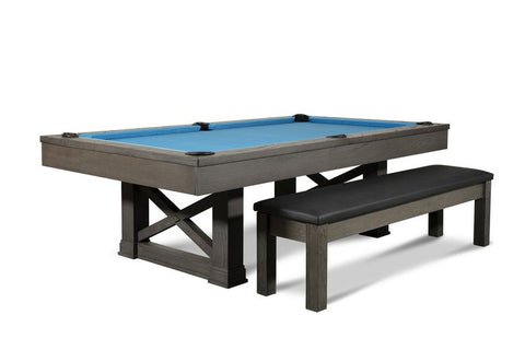 Nora Charcoal 7' or 8' Pool Table