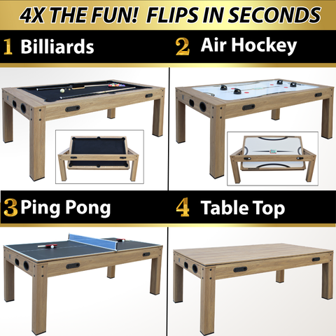 The Transformer 7' 4 in 1 Multi-Game Table