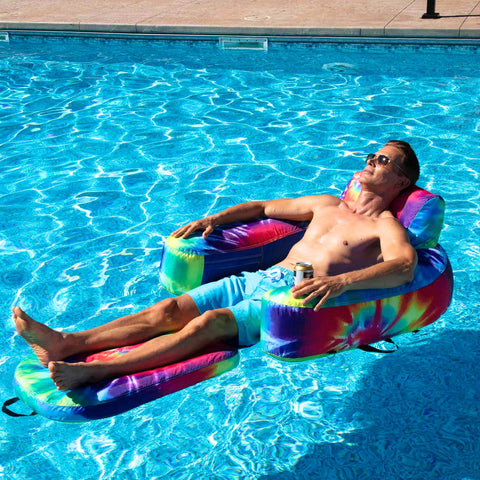 Heavy Duty Nylon Covered Pool Lounger Floats