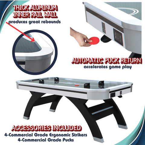 Slap Shot 7' air hockey table