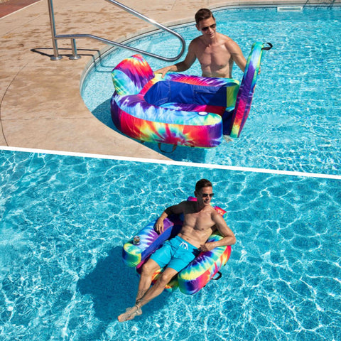 Heavy Duty Nylon Covered Pool Lounger Floats