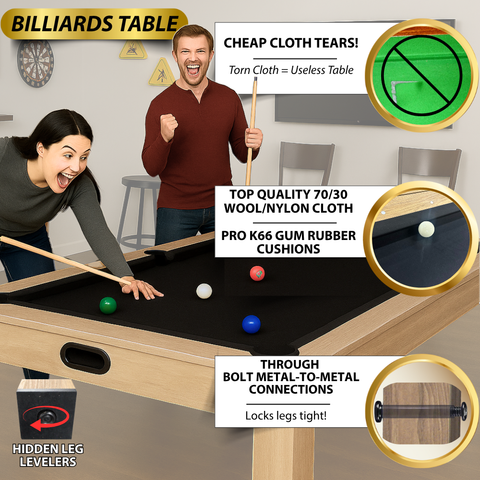 The Transformer 7' 4 in 1 Multi-Game Table